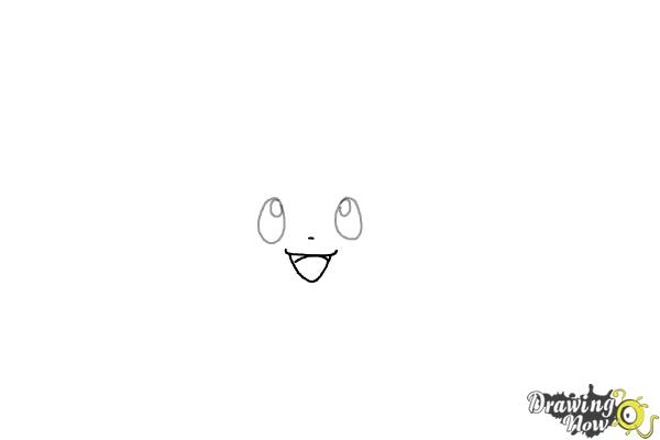 How to Draw Eevee from Pokemon - Step 2 How to Draw Eevee from Pokemon - Step 2