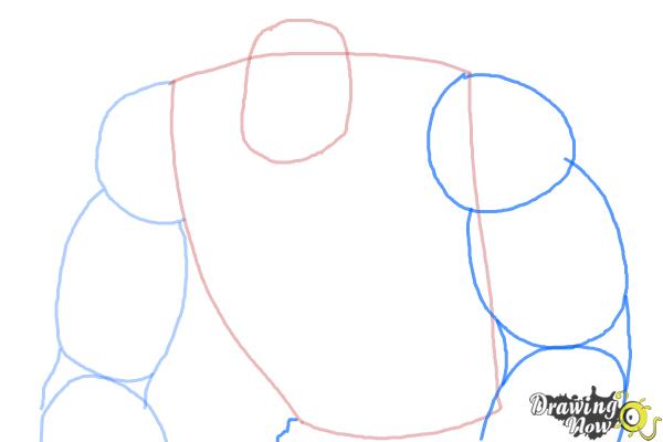 How to Draw Elephantus, Tonzura from Yoru No Yatterman - Step 4 How to Draw Elephantus, Tonzura from Yoru No Yatterman - Step 4
