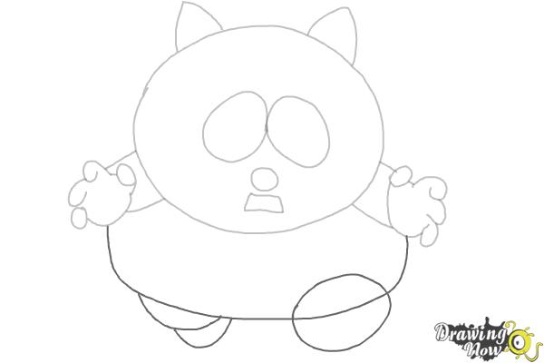 How To Draw Eric Cartman as The Coon - Step 4 How To Draw Eric Cartman as The Coon - Step 4