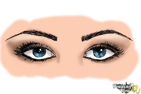 How to Draw Eyes Step by Step - Step 10 How to Draw Eyes Step by Step - Step 10