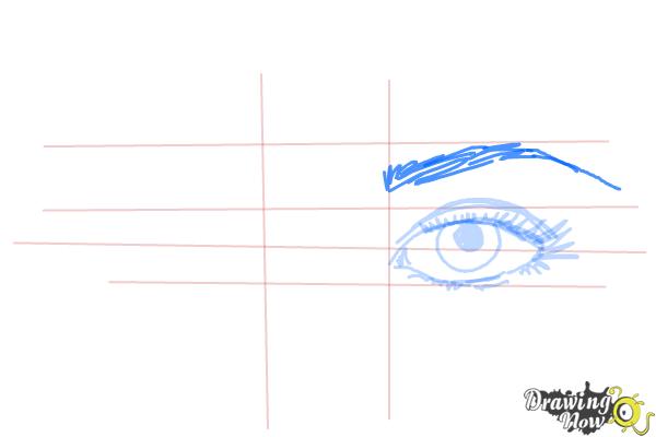 How to Draw Eyes Step by Step - Step 6 How to Draw Eyes Step by Step - Step 6