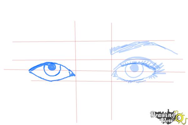How to Draw Eyes Step by Step - Step 7 How to Draw Eyes Step by Step - Step 7