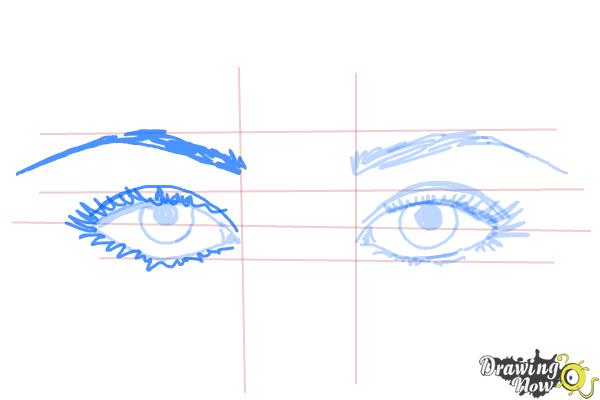 How to Draw Eyes Step by Step - Step 8 How to Draw Eyes Step by Step - Step 8