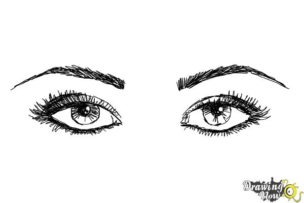 How to Draw Eyes Step by Step - Step 9 How to Draw Eyes Step by Step - Step 9