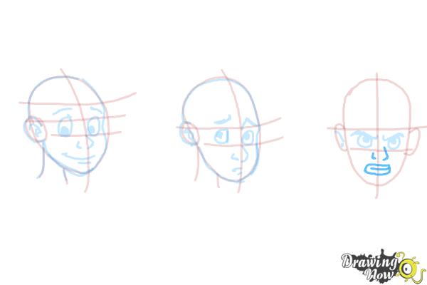 How to Draw Facial Expressions - Step 15 How to Draw Facial Expressions - Step 15