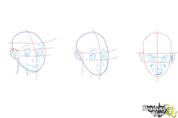 How to Draw Facial Expressions - Step 16 How to Draw Facial Expressions - Step 16