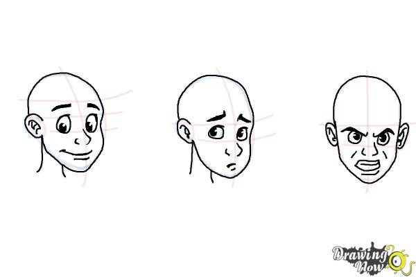 How to Draw Facial Expressions - Step 17 How to Draw Facial Expressions - Step 17