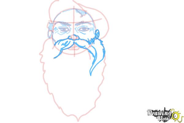 How to Draw Facial Hair - Step 10 How to Draw Facial Hair - Step 10