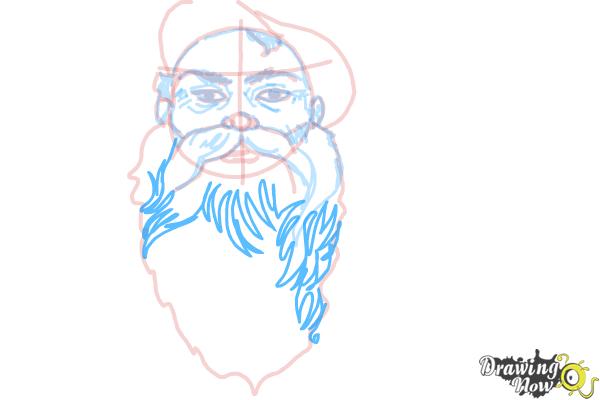 How to Draw Facial Hair - Step 11 How to Draw Facial Hair - Step 11
