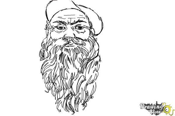How to Draw Facial Hair - Step 13 How to Draw Facial Hair - Step 13