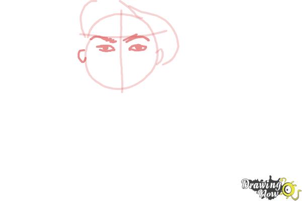 How to Draw Facial Hair - Step 4 How to Draw Facial Hair - Step 4