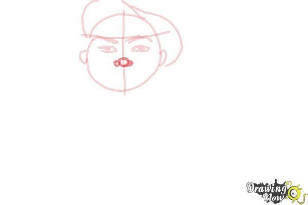 How to Draw Facial Hair - Step 5 How to Draw Facial Hair - Step 5