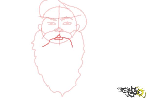 How to Draw Facial Hair - Step 7 How to Draw Facial Hair - Step 7