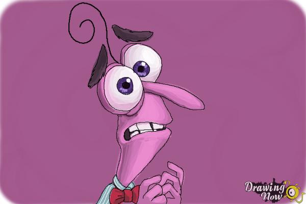 How to Draw Fear from Inside Out - Step 10 How to Draw Fear from Inside Out - Step 10
