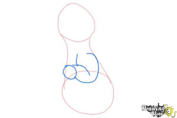 How to Draw Flower from Bambi - Step 3 How to Draw Flower from Bambi - Step 3