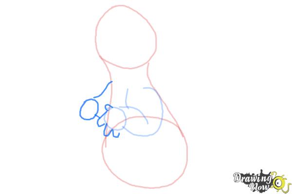 How to Draw Flower from Bambi - Step 4 How to Draw Flower from Bambi - Step 4