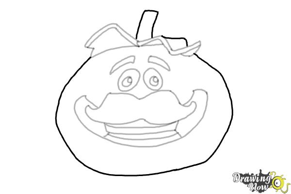 How to Draw Fortnite Tomato Head - Step 11 How to Draw Fortnite Tomato Head - Step 11