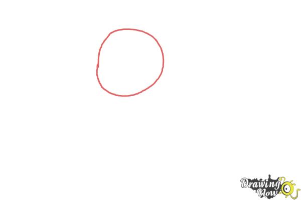 How to Draw Fredzilla from Big Hero 6 - Step 1 How to Draw Fredzilla from Big Hero 6 - Step 1