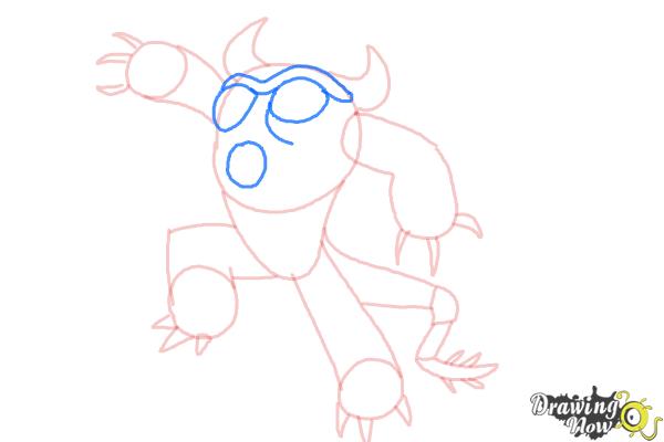 How to Draw Fredzilla from Big Hero 6 - Step 8 How to Draw Fredzilla from Big Hero 6 - Step 8