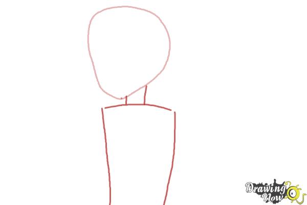 How to Draw Fubuki from Kantai Collection - Step 2 How to Draw Fubuki from Kantai Collection - Step 2