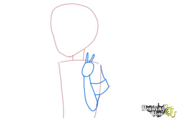 How to Draw Fubuki from Kantai Collection - Step 3 How to Draw Fubuki from Kantai Collection - Step 3