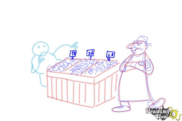 How to Draw Funny Cartoons - Step 14