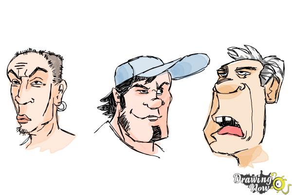 How to Draw Funny Faces - Step 21 How to Draw Funny Faces - Step 21
