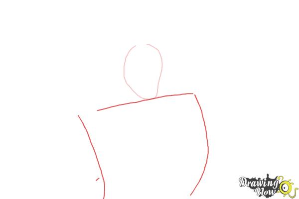 How to Draw Gaston, Disney Villain - Step 2 How to Draw Gaston, Disney Villain - Step 2
