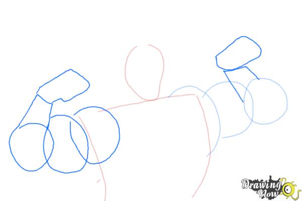 How to Draw Gaston, Disney Villain - Step 4 How to Draw Gaston, Disney Villain - Step 4