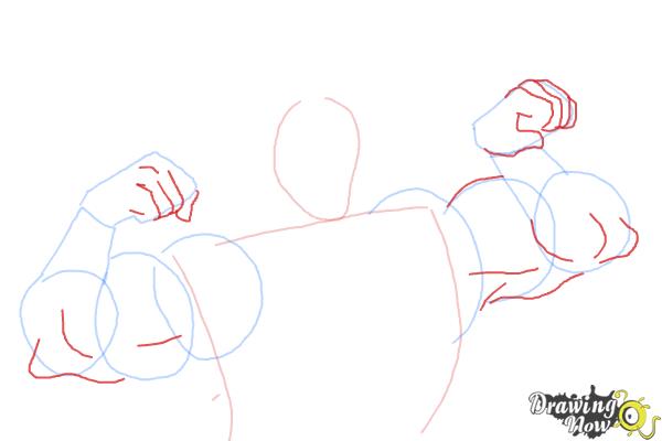 How to Draw Gaston, Disney Villain - Step 5 How to Draw Gaston, Disney Villain - Step 5
