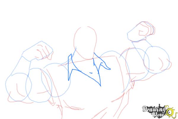 How to Draw Gaston, Disney Villain - Step 7 How to Draw Gaston, Disney Villain - Step 7