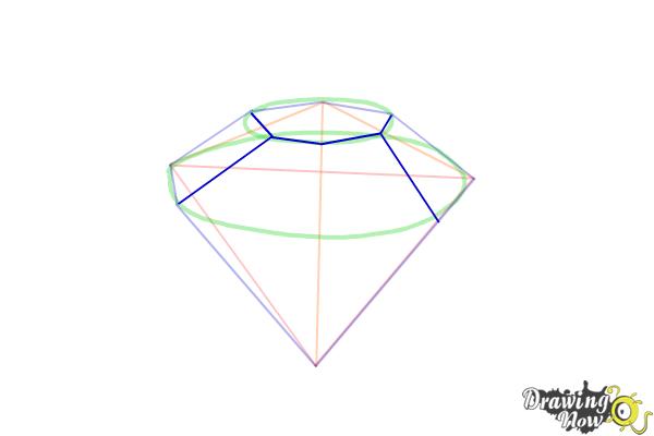 How to Draw Gems - Step 6