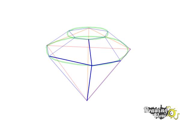 How to Draw Gems - Step 7