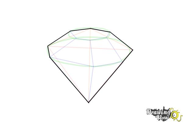 How to Draw Gems - Step 8