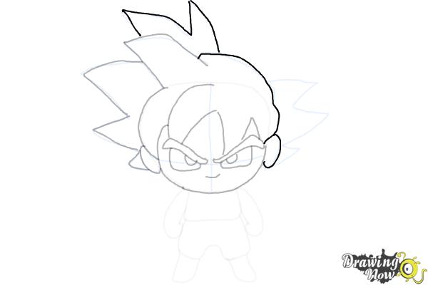 How to Draw Goku | Dragon Ball Z - Step 10 How to Draw Goku | Dragon Ball Z - Step 10