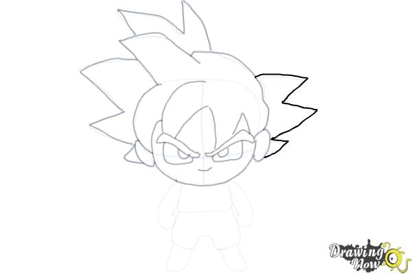 How to Draw Goku | Dragon Ball Z - Step 11 How to Draw Goku | Dragon Ball Z - Step 11