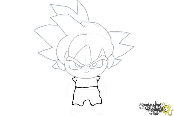 How to Draw Goku | Dragon Ball Z - Step 12 How to Draw Goku | Dragon Ball Z - Step 12