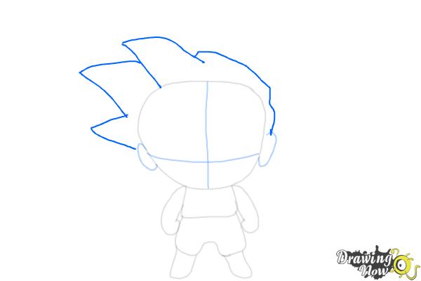 How to Draw Goku | Dragon Ball Z - Step 5 How to Draw Goku | Dragon Ball Z - Step 5