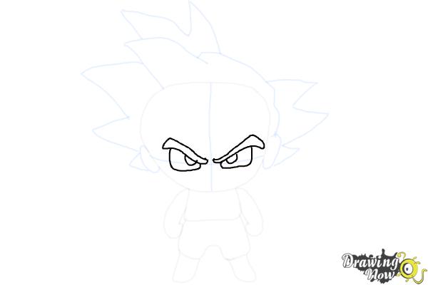 How to Draw Goku | Dragon Ball Z - Step 7 How to Draw Goku | Dragon Ball Z - Step 7