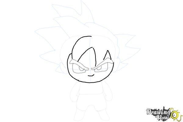 How to Draw Goku | Dragon Ball Z - Step 8 How to Draw Goku | Dragon Ball Z - Step 8