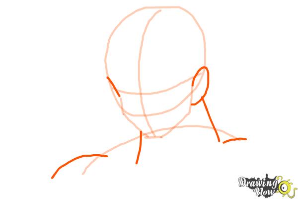How to Draw Goku - Dragonball Z - Step 3 How to Draw Goku - Dragonball Z - Step 3