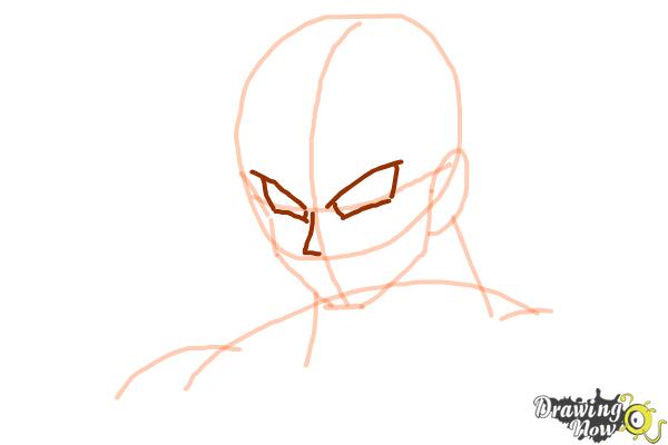 How to Draw Goku - Dragonball Z - Step 4 How to Draw Goku - Dragonball Z - Step 4