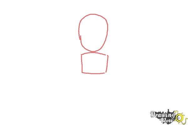 How to Draw Goku Step by Step - Step 1 How to Draw Goku Step by Step - Step 1