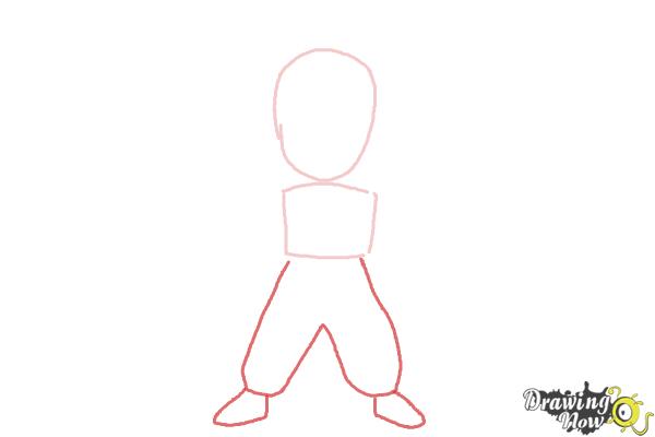 How to Draw Goku Step by Step - Step 2 How to Draw Goku Step by Step - Step 2