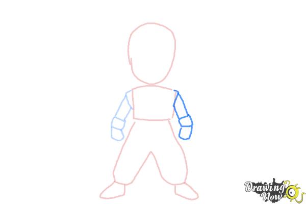 How to Draw Goku Step by Step - Step 4 How to Draw Goku Step by Step - Step 4