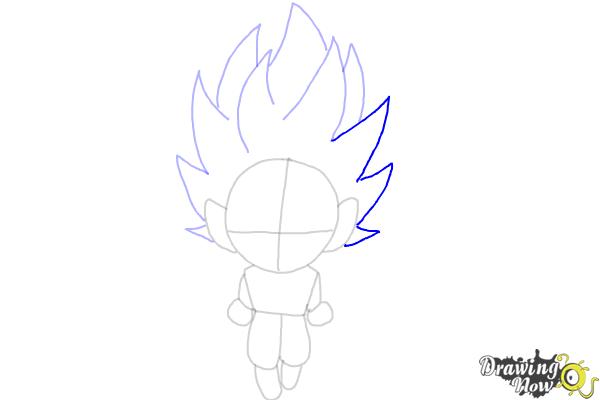 How to Draw Goku (Super Saiyan) - Step 9 How to Draw Goku (Super Saiyan) - Step 9