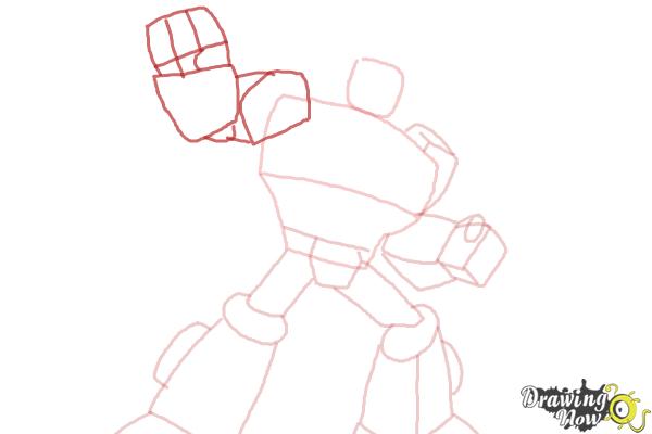 How to Draw Heatwave from Transformers Rescue Bots - Step 6 How to Draw Heatwave from Transformers Rescue Bots - Step 6