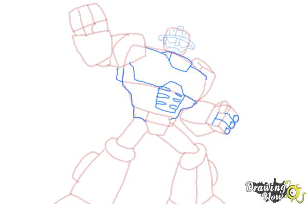 How to Draw Heatwave from Transformers Rescue Bots - Step 8 How to Draw Heatwave from Transformers Rescue Bots - Step 8