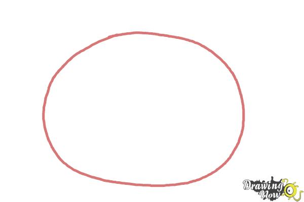 How to Draw Hello Kitty Step by Step - Step 1 How to Draw Hello Kitty Step by Step - Step 1