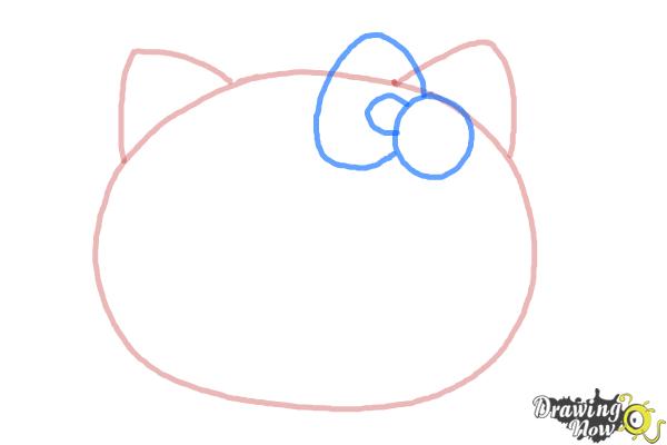 How to Draw Hello Kitty Step by Step - Step 3 How to Draw Hello Kitty Step by Step - Step 3
